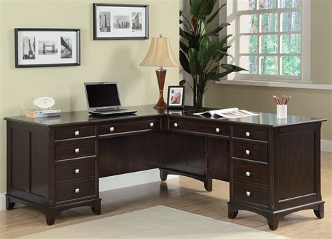 Garson Home Office L Shaped Desk From Coaster L R Coleman Furniture