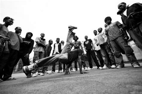 Old School Break Dancing Danza Hip Hop Hip Hop Bianco E Nero