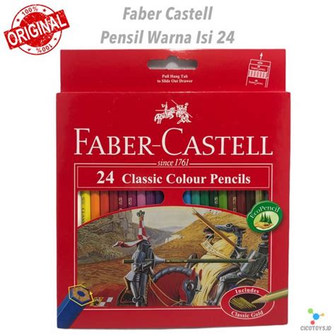 Jual Pensil Warna Faber Castell 24 Classic Colour Pencils Di Lapak