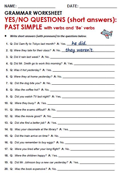 Present Continuous Yes No Questions Worksheet Pdf Present Continuous