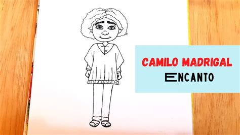 How To Draw Camilo Madrigal From Disney Encanto Youtube