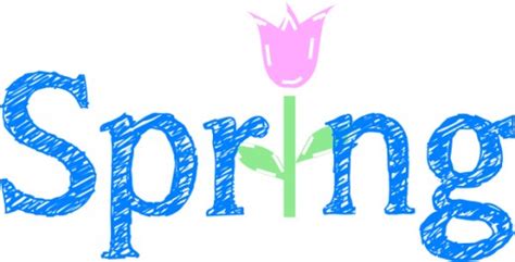 Free Spring Word Cliparts Download Free Spring Word Cliparts Png
