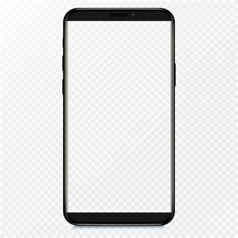 Premium Vector Smartphone Blank Screen Phone Template For