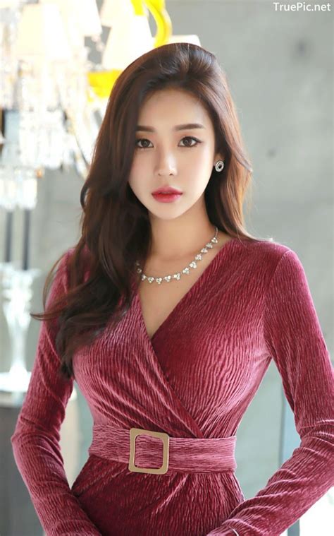 Korean Fashion Model Park Da Hyun Office Dress Collection Page Of