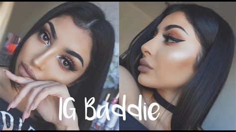 Instagram Baddie Makeup Tutorial I Nina Vee Youtube