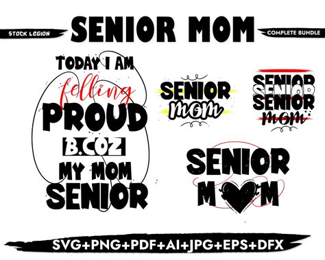 16 Senior Mom Svg Svg Bundle Senior Mom 2020 Svg Senior Etsy