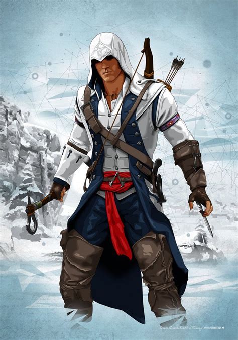 Connor Ratonhnhake Ton Kenway Frontier 1775 Assassins Creed Art Assassins Creed Artwork