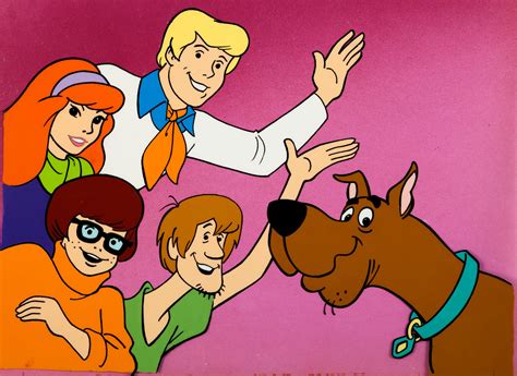 scooby doo where are you scooby and the gang cel hanna barbera 1969 scooby doo 1969 scooby