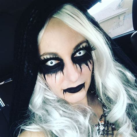 Grim Reaper Models Makeup Gothic Models Halloween Face