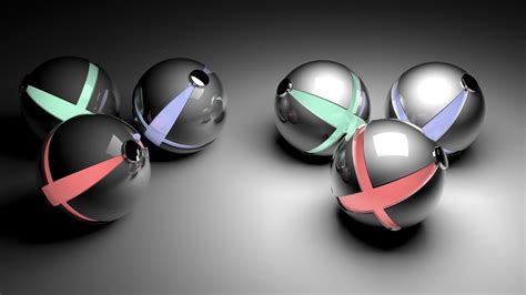 1920x1080 3d Spheres Balls Coolwallpapersme