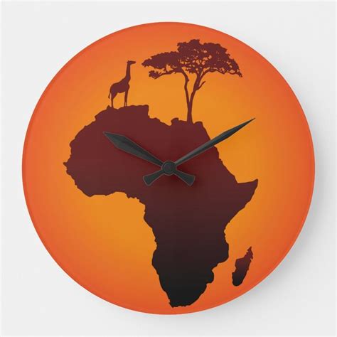 African Safari Wall Clock