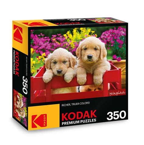 Kodak Adorable Puppies 350pc Jigsaw Puzzle By Lafayette Puzzle