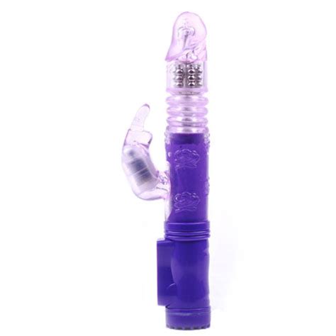 Rabbit Vibrator With Thrusting Motion Purple Loveoutlet