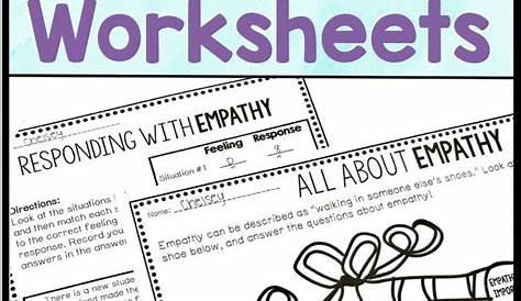 empathy worksheet for kids