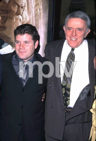 Sean Astin [left] Poses With His Dad Actor John Astin At The Premiere Of His New Film Lord Of