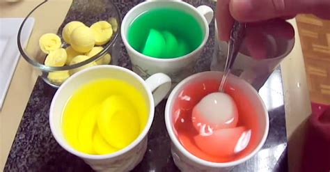 Watch He Drop An Egg In Food Coloring And Creates Something For