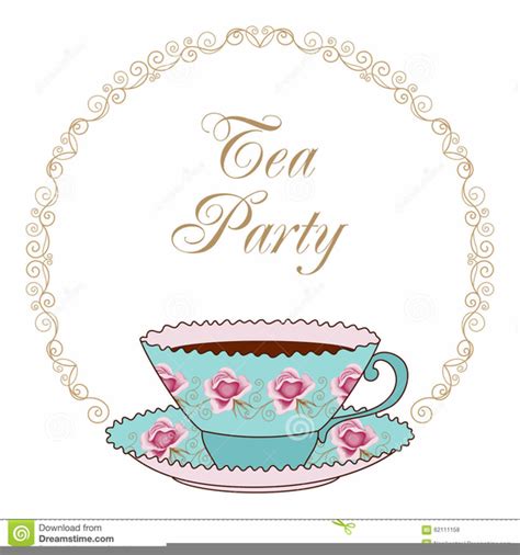 Free Victorian Tea Party Clipart Free Images At Clker Com Vector