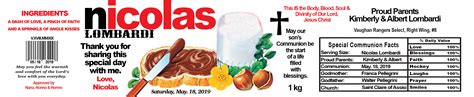 We will show you how to do it. Custom Nutella Label Online