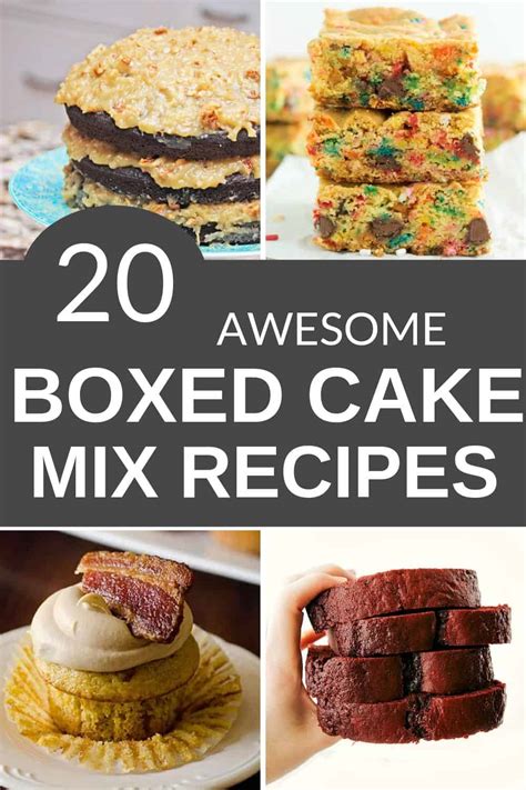 25 boxed cake mix dessert recipes it is a keeper