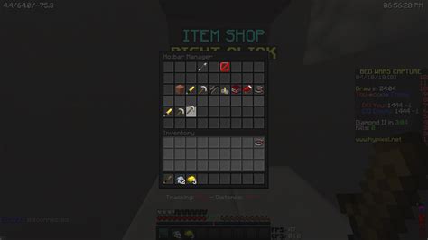 Bed Wars Shop Fix Hypixel Minecraft Server And Maps