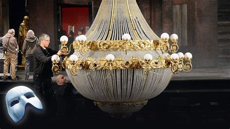 The Chandelier Behind The Scenes The Phantom Of The Opera Youtube