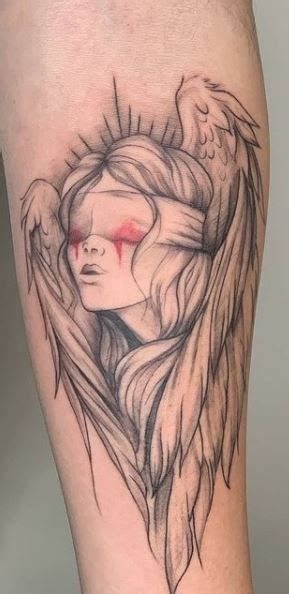 fallen angel tattoos what s their meaning plus ideas and photos