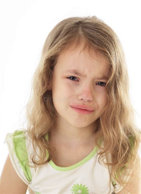 Wzburzony Mała Dziewczynka Płacz Obraz Stock Obraz Złożonej Z Dziecko żal 28231431