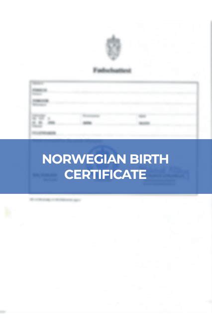 Certified Translation Of Norwegian Birth Certificate From Norwegian To English Docsbase