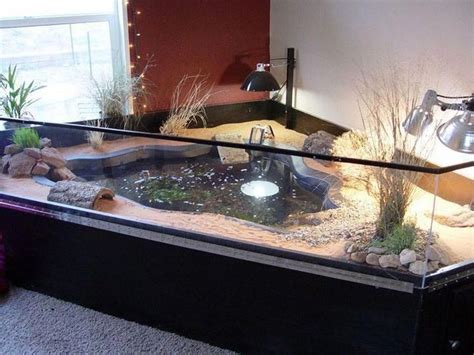 Stunning Indoor Pond Design And Decor Ideas 17 In 2020 Turtle Habitat