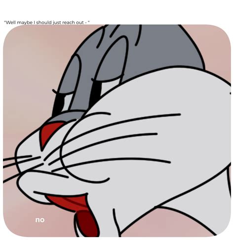 Bugs Bunny No Meme Freetoedit Sticker By Zayne Myth Bugs Bunny Nope