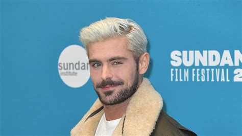 Zac Efron Debuts Platinum Blonde Hair At Sundance Film Festival Teen