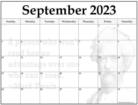 24 September 2023 Quote Calendars