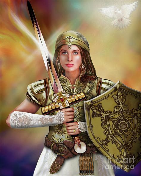 Warrior Bride Of Christ Painting By Todd L Thomas