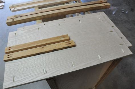 Side Panel And Frame Supports With Pocket Holes Diy Dresser Build Diy