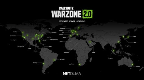 Call Of Duty Warzone Season 1 Server Locations Netduma