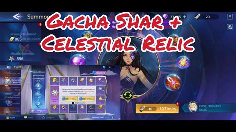 Gacha Shar Dan Celestial Relic Mobile Legends Adventure Indonesia Youtube