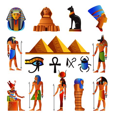 Pharaoh Ancient Egypt Vector Design Images Egypt Ancient Culture