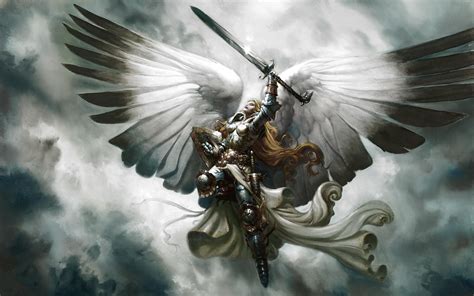 Angel With Sword Wallpaper 2560x1600 Id40915 Angel Warrior