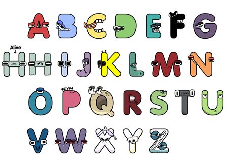 Alphabet Lore But Its In The Vag Rounded Font By Aidasanchez0212 On