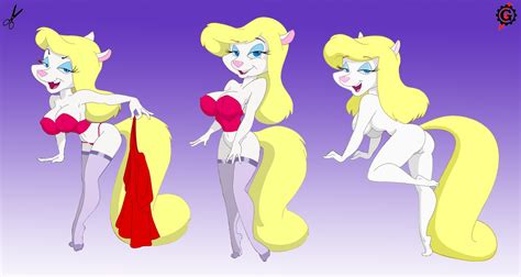 Rule 34 Animaniacs Anthro Big Breasts Blonde Hair Blue Eyes Breasts Clothed Clothing Doug