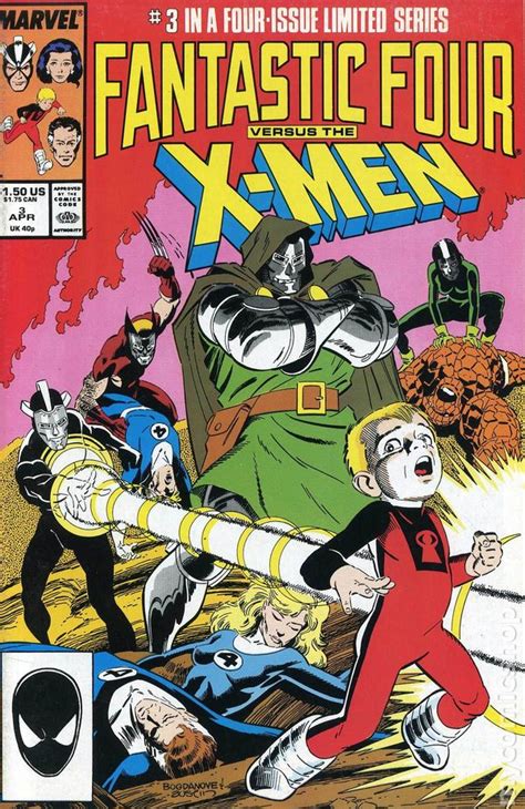 Fantastic Four Vs X Men 1987 Comic Books