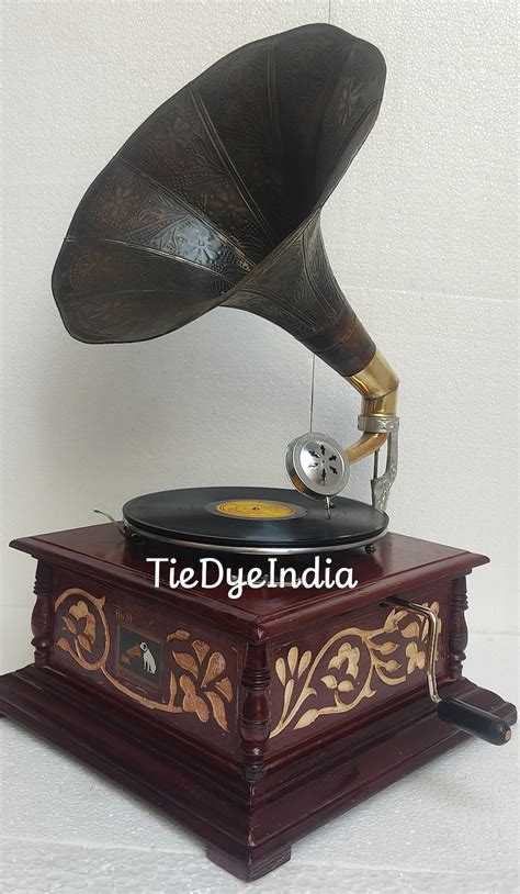 Antique Vintage HMV Replica Gramophone Player Original Working | Etsy