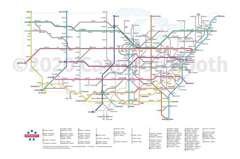 Fantasy Map A Merritt Taylors Rapid Transit Plan For Philadelphia By