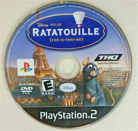 Ratatouille Sony Playstation 2 Ps2 Disney Pixar Disc Only Tested