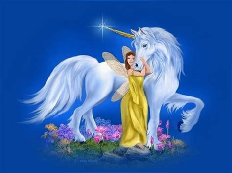 Unicorn And Fairy Desktop Wallpaper Wallpapersafari