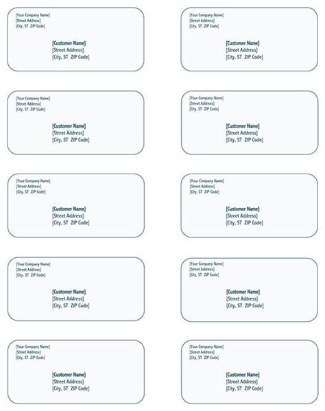 Free Shipping Labels Templates