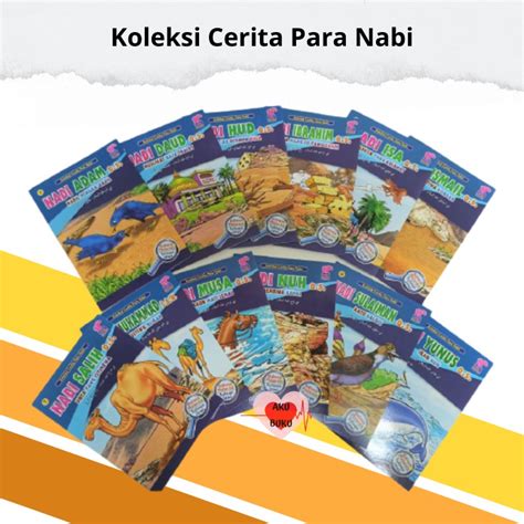 Koleksi Cerita Para Nabi 12 Tajukdwibahasa Malay Jawistory Book