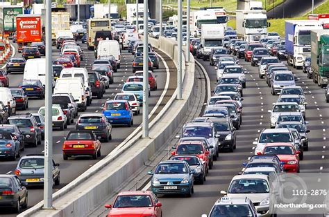 Traffic Congestion At A Standstill Stock Photo
