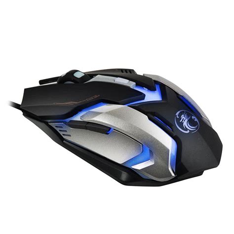 Imice V6 3200 Dpi Adjustable Usb Wired Rgb Optical Gaming Mouse With 6