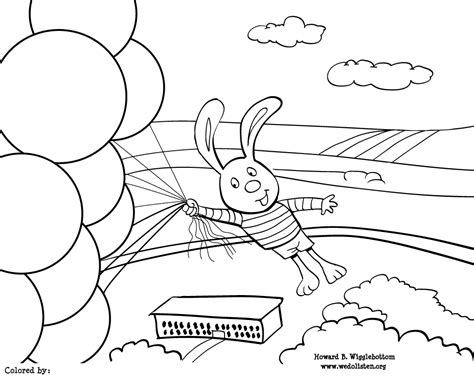 Howard B Wigglebottom Coloring Page Sketch Coloring Page